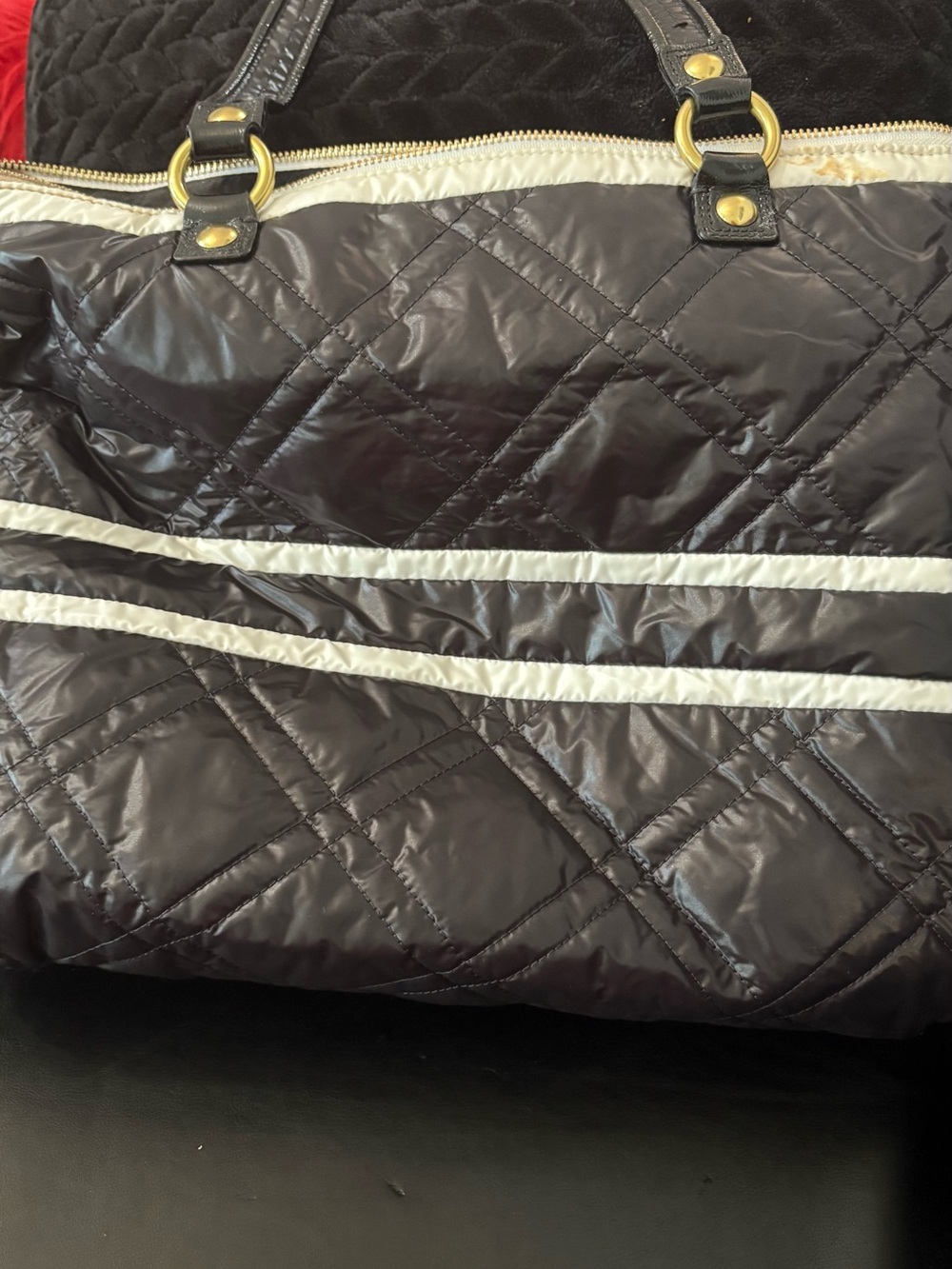 Coach Poppy "Ski Bunny" Quilted Nylon Glam Tote (limited edition) 2010 - Picture 8 of 10